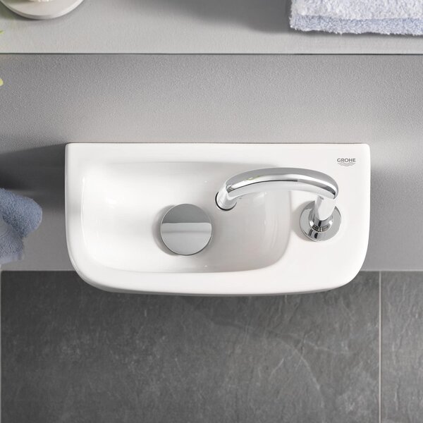 Grohe Euro Ceramic umyvadlo 37x18 cm polokulatý klasický bílá lesk 39327000