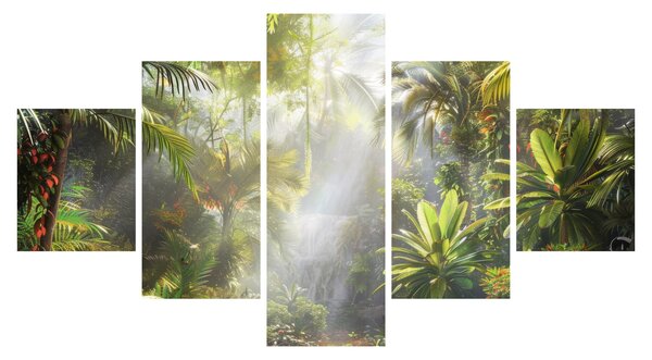 Obraz - Tropický deštný prales (125x70 cm)