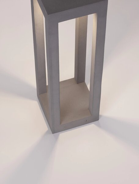 Venkovní zahradní lampa Bev – Šedá