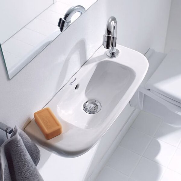 Duravit D-Code umyvadlo 50x22 cm polokulatý klasický bílá lesk 07065000082