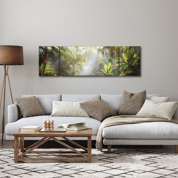Obraz - Tropický deštný prales (170x50 cm)