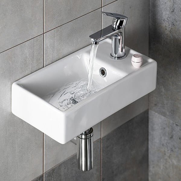 Sapho Minos umyvadlo 40x22 cm obdélníkový klasický bílá lesk 4059