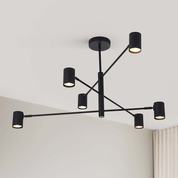 Light Prestige Snow stropní světlo 6x50 W černá LP-731/6PBK