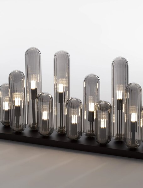 Designové stropní svítidlo Gustave C 6 Světla šedá