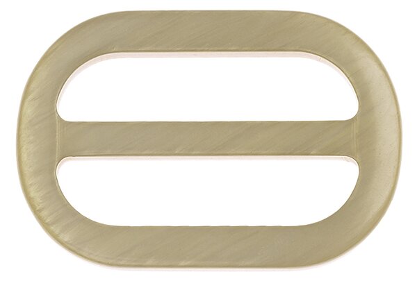 BELLATEX Spona ozdobná oválná béžová Béžová 5x3, 5 cm