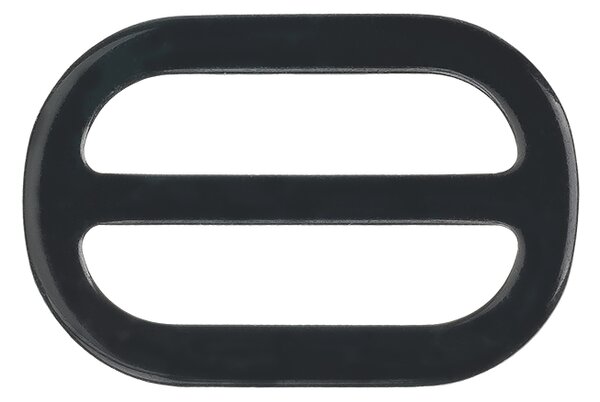BELLATEX Spona ozdobná oválná černá/bílá Černá, Bílá 5x3, 5 cm