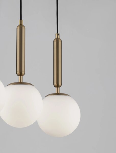 Retro lustr Monet 60 černé – E27
