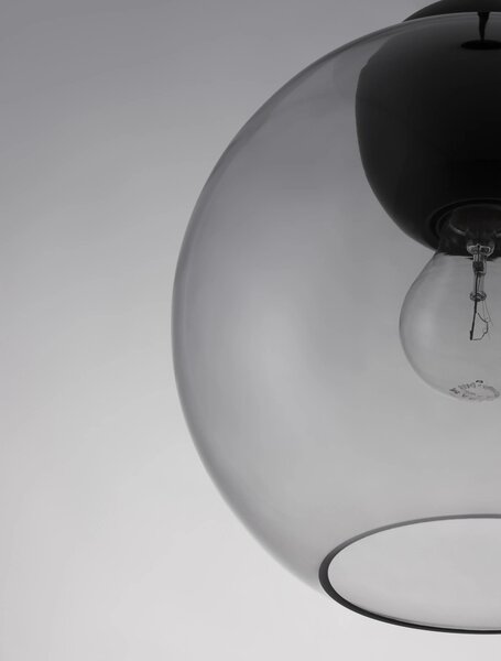 Retro lustr Midori 24 smoky – Kouřové sklo