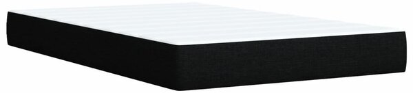 Box spring postel s matrací černá 120x190 cm textil 3290443