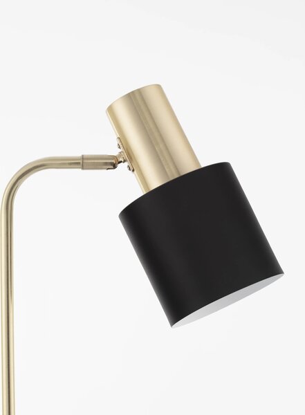 Retro stojací lampa Paz černé – Černá