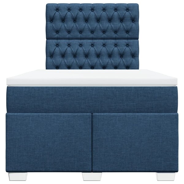 Box spring postel s matrací černá 120x190 cm textil 3290440
