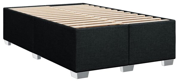 Box spring postel s matrací černá 120x190 cm textil 3290443