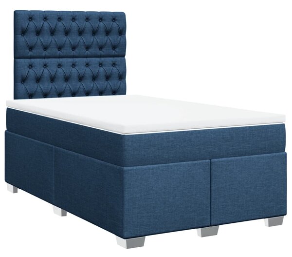 Box spring postel s matrací černá 120x190 cm textil 3290440