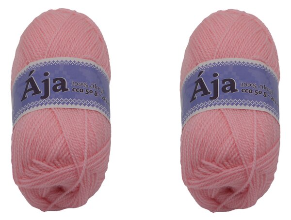 BELLATEX SET 2ks - Příze ÁJA Růžová 50g / 217 m
