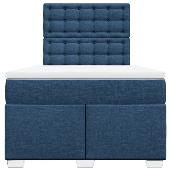 Box spring postel s matrací černá 120x190 cm textil 3290447