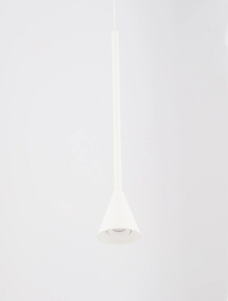 LED lustr Net bílé – Bílá