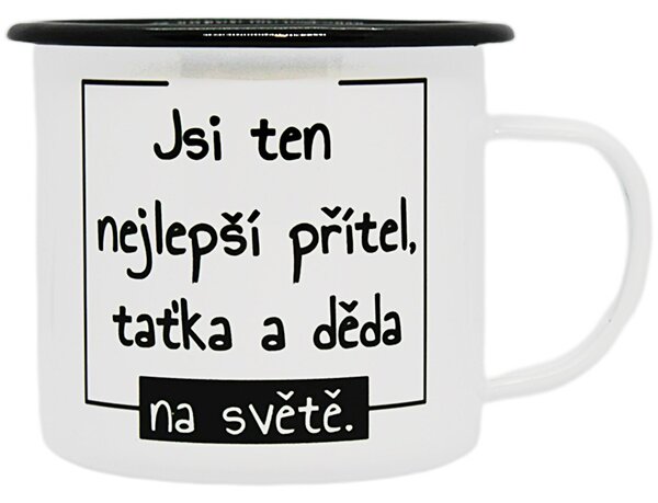 Plecháček s potiskem nejlepší na světě Objem: 330 ml