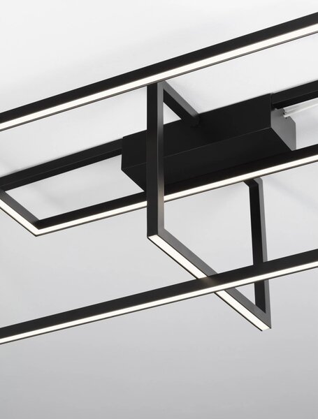 Designové stropní svítidlo Clea 2 černé – Černá