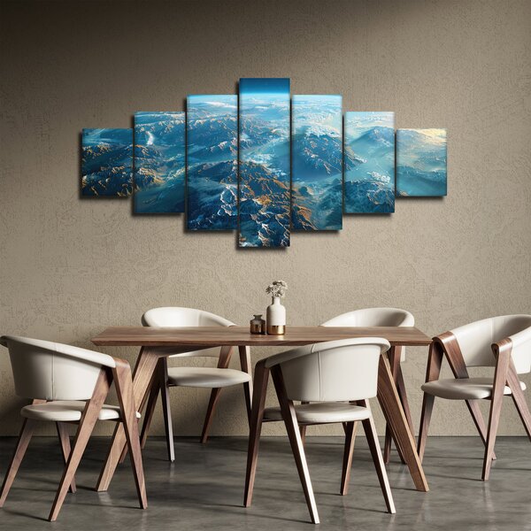 Obraz - Pohled z vesmíru (210x100 cm)