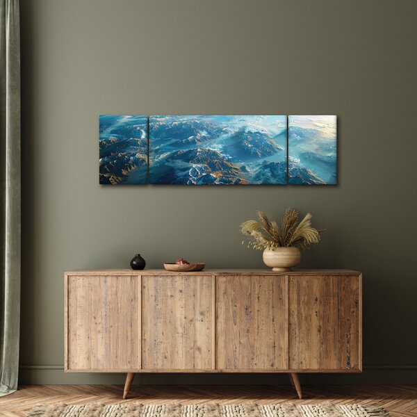 Obraz - Pohled z vesmíru (170x50 cm)