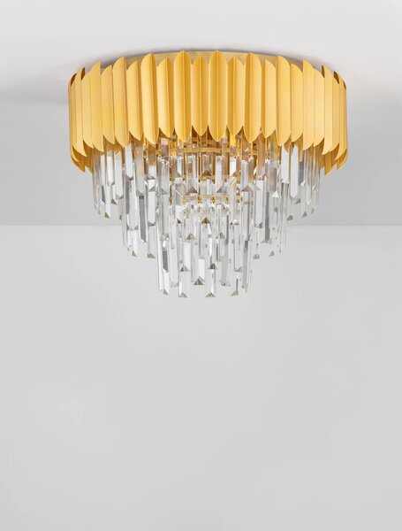 Designové stropní svítidlo Magnolia zlaté – Zlatá