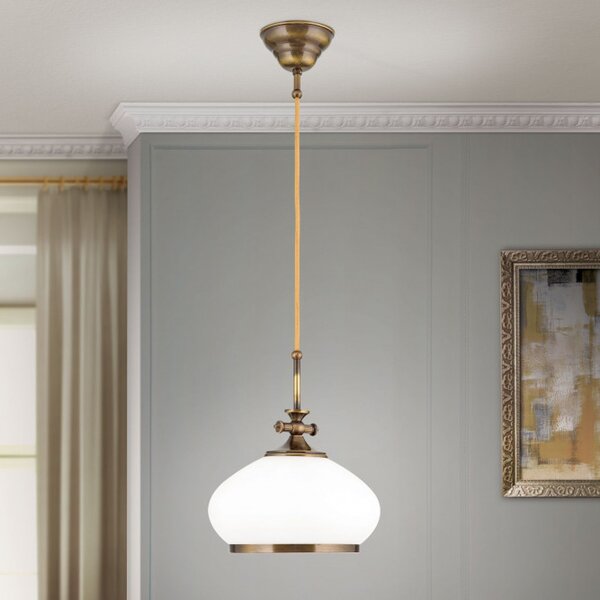 Orion HL_6-1269_Patina-Kabel/385 Závěsný lustr EMPIRE PATINA průměr 24cm