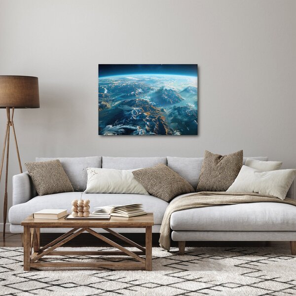 Obraz - Pohled z vesmíru (70x50 cm)