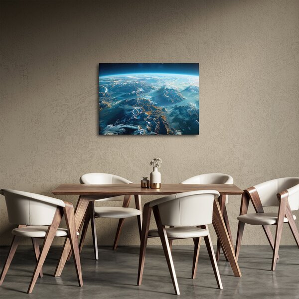 Obraz - Pohled z vesmíru (70x50 cm)