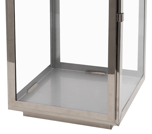 Lucerna BALI Nerezová ocel 55 cm Stříbrná