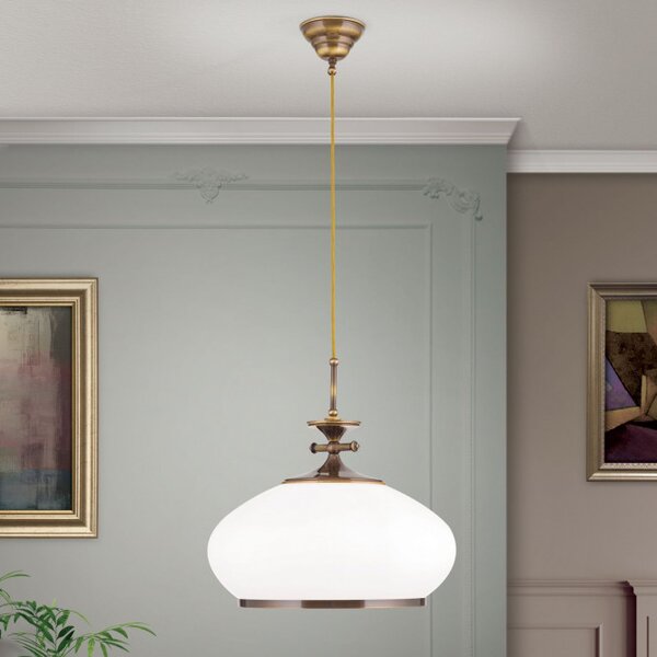 Orion HL_6-1271_Patina-Kabel/387 Závěsný lustr EMPIRE PATINA průměr 40cm