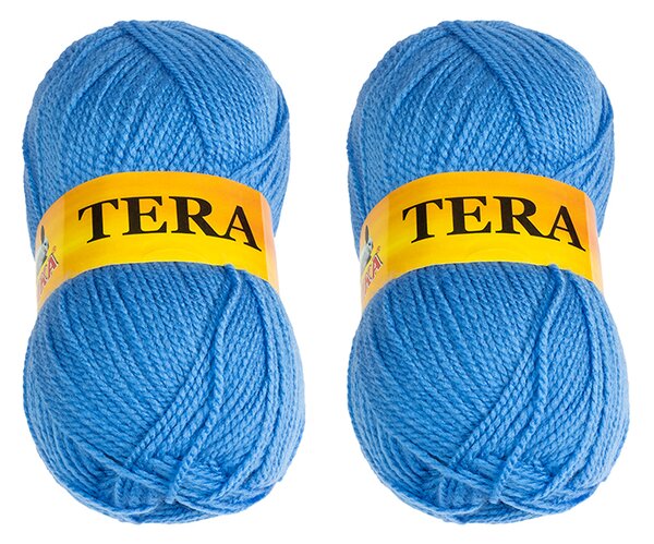 BELLATEX SET 2ks - Příze TERA Modrá 100g / 310 m