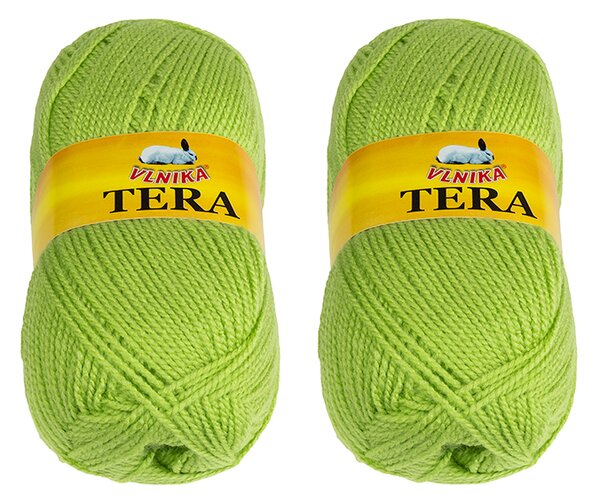 BELLATEX SET 2ks - Příze TERA Zelená 100g / 310 m