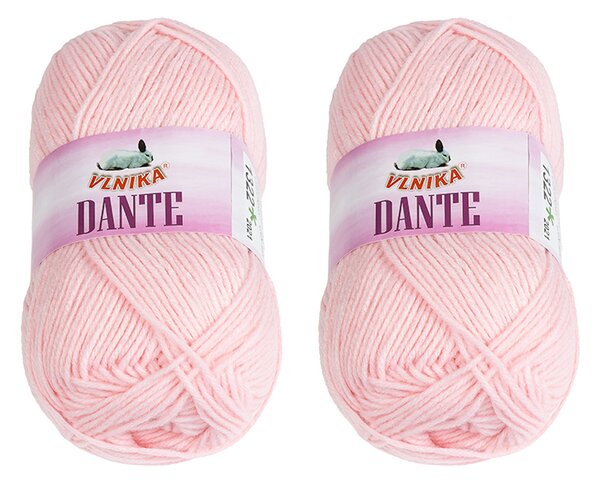 BELLATEX SET 2ks - Příze DANTE Růžová 100g / 160 m