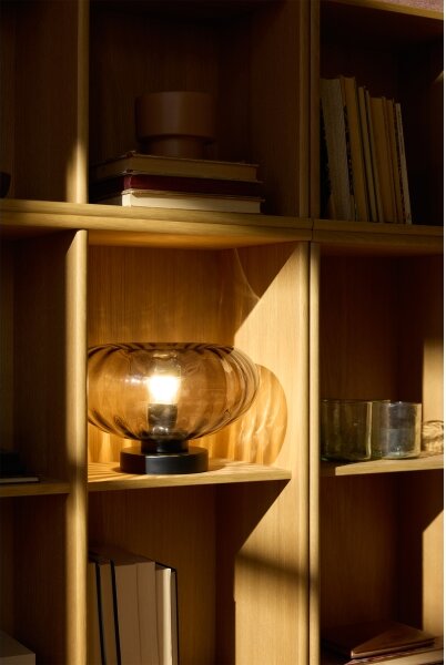 Osram - Stolní lampa DECOR SMOKE 1xE27/12W/230V černá/kouřová šedá