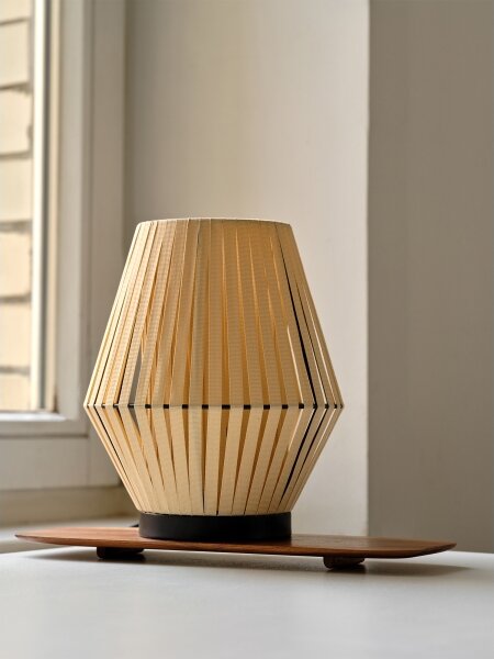 Osram - Stolní lampa DECOR STRIPES 1xE14/5W/230V béžová
