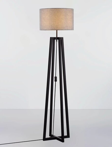 Designová stojatá lampa Artis – Šedá