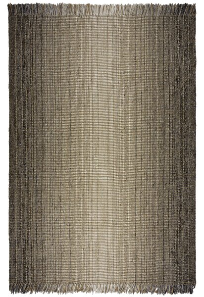 Flair Rugs koberce Kusový koberec Mottle Jute Ombre Grey - 80x150 cm
