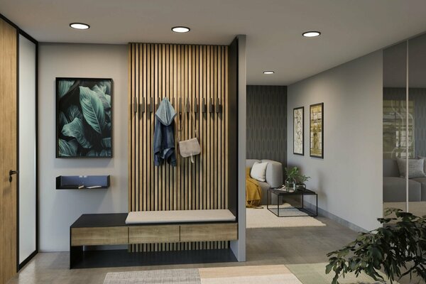 PAULMANN VariFit LED vestavné svítidlo Areo IP44 kruhové 175mm 3000K černá