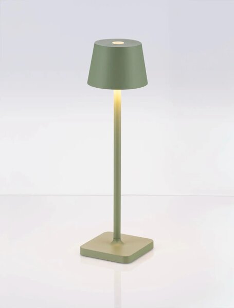 Venkovní stolní lampa Deck zelená
