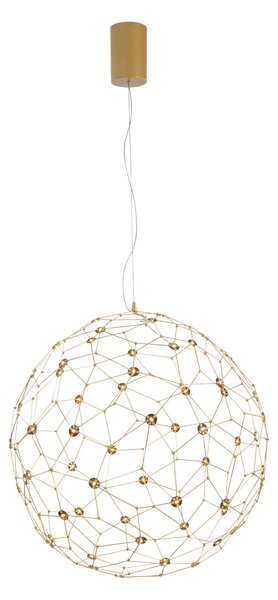 LED lustr Sole 60 zlaté – Zlatá