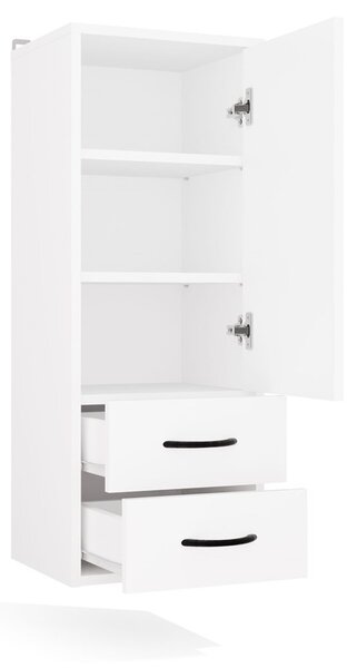 TP Living Horní závěsná koupelnová skříňka Nina II 35 cm bílá