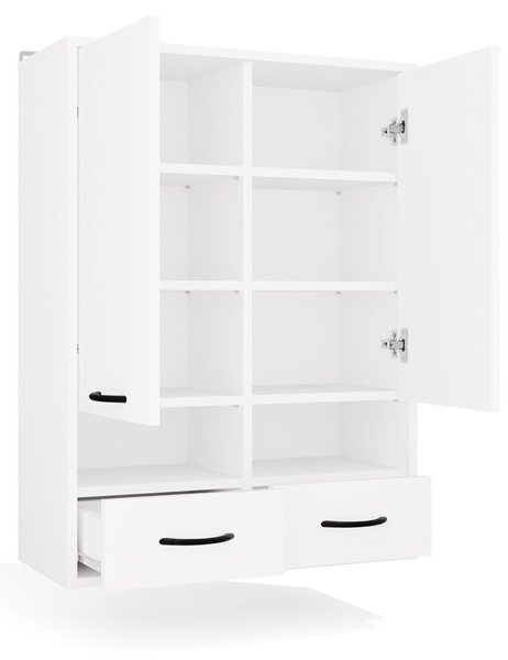 TP Living Horní závěsná koupelnová skříňka Nina 66 cm bílá