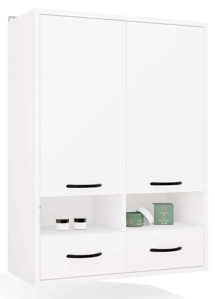 TP Living Horní závěsná koupelnová skříňka Nina 66 cm bílá