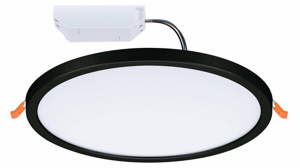 PAULMANN VariFit LED vestavné svítidlo Dim to Warm Areo IP44 kruhové 230mm 3 Step Dim to warm černá stmívatelné