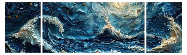 Obraz - Malba oblohy a moře (170x50 cm)