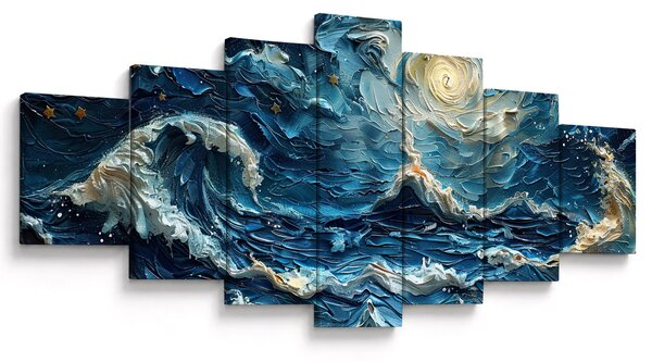 Obraz - Malba oblohy a moře (210x100 cm)