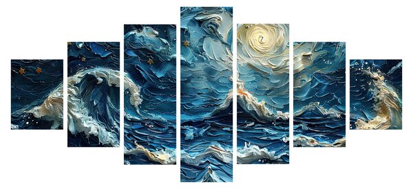 Obraz - Malba oblohy a moře (210x100 cm)