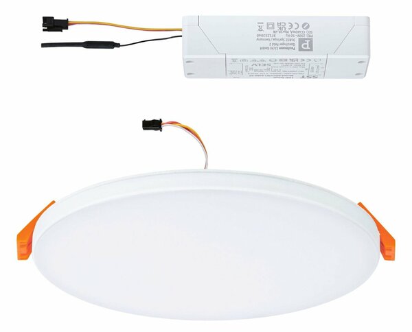 PAULMANN VariFit LED vestavné svítidlo Smart Home Zigbee Veluna Edge IP44 kruhové 160mm měnitelná bílá bílá stmívatelné