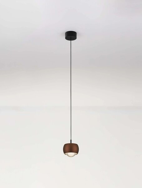 LED kávový designový lustr Conga