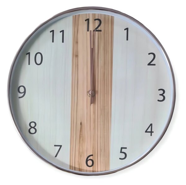 Foxter 1228 Nástěnné hodiny 30 cm dekor dřeva